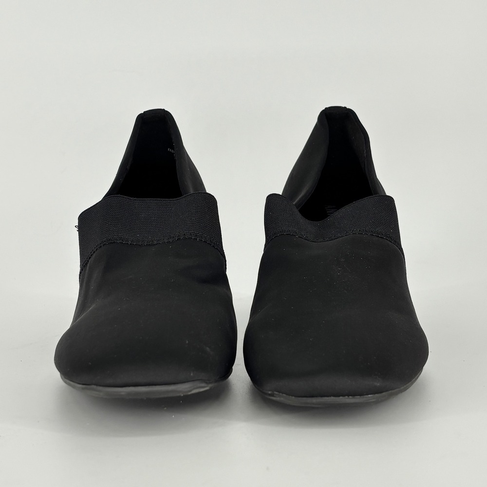 Anne Klein Thomaston Block Heel Pump Black Women Size 8.5 Square Toe Comfort - Picture 5 of 10